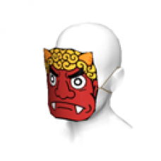 Red Oni Mask (Men)