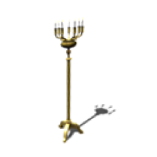 Ornate Gold Standard Lamp