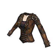 Faux Snakeskin Jacket