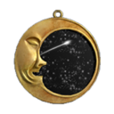 Animated Man in the Moon Picture Frame