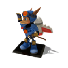 Rocket Knight Statue