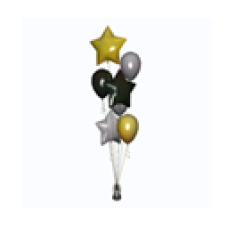 Black and Gold Party Balloons