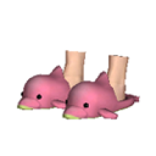 Dolphin Slippers (Pink, Female)