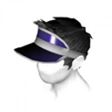 Purple Poker Visor