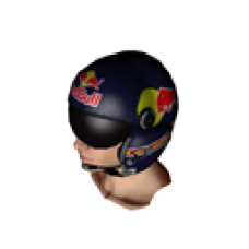 Red Bull Flight Helmet - Blue (for Male)