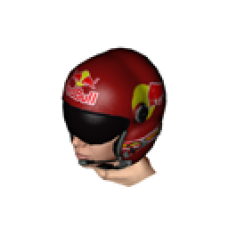 Red Bull Flight Helmet - Red (for Female)