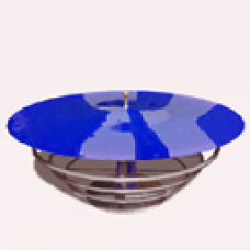 Blue Saucer Pop Table