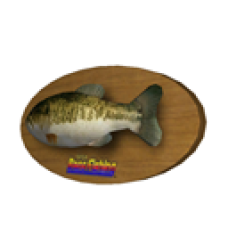 SEGA Bass Fishing Trophy Plaque