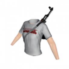 Confrontation T-shirt with AK-47
