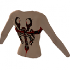 Sodium Bikini with Red Glow Scorpion Tattoo