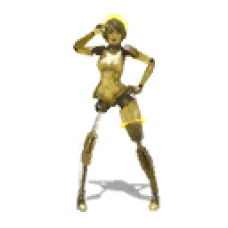 Golden VICKIE Statue