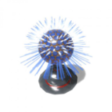 Sodium Blue Neon Shard Lamp