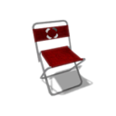 Sodium Sun Chair: Red