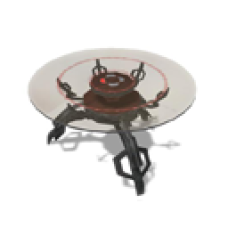 Sodium Tripod Table - Red