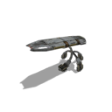 Sodium2 Firecracker DX Rocket Booster Ornament