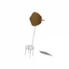 Fish Stool (Reticulate Whipray)