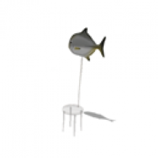 Fish Stool (Bigeye Jack)