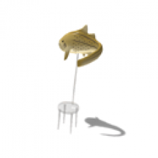 Fish Stool (Zebra Shark)