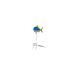 Fish Stool (Redfin Fusilier)