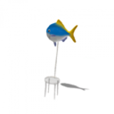 Fish Stool (Redfin Fusilier)