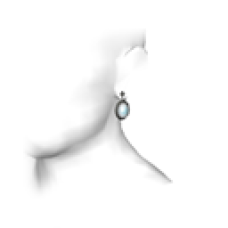 Moonstone Earring (left ear)