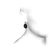 Obsidian Earring (right ear)