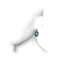 Turquoise Earring (left ear)