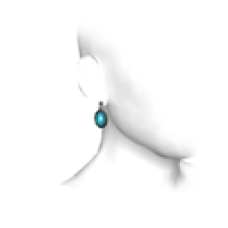 Turquoise Earring (right ear)