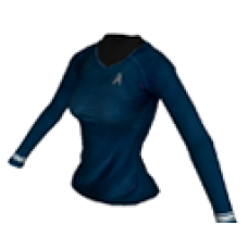 Blue Uniform Top