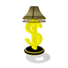 Dollar Sign Lamp