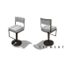 Modern Stool - Arctic