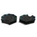 Arabian Royalty Throne Plinth - Cerulean