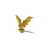 Gold Baleful Gargoyle Statue