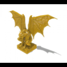 Gold Ghastly Gargoyle Statue