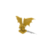 Gold Ghastly Gargoyle Statue