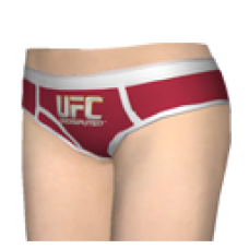 Female UFC Red Briefs