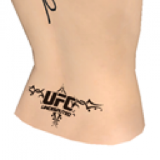 Female UFC tattoo