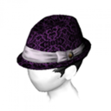 Wardrobe Wars - Fedora - Damask Purple - Female